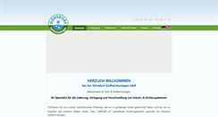 Desktop Screenshot of golfteichanlagen.de
