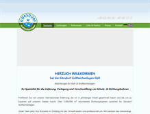 Tablet Screenshot of golfteichanlagen.de